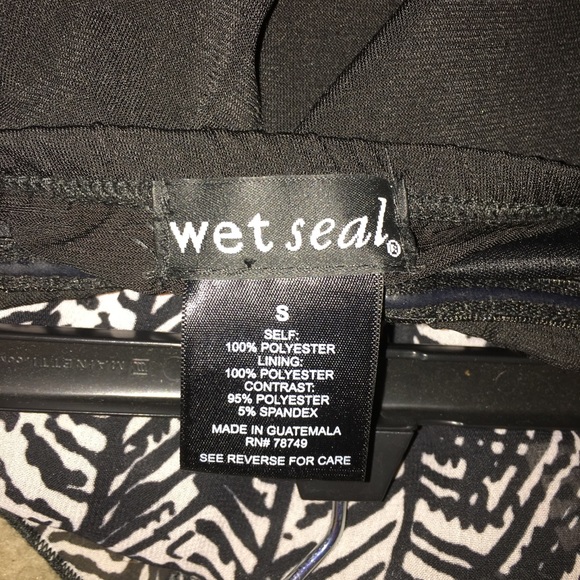 Black & White High Low Dress - Picture 5 of 6